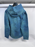 Louis Vuitton x Virgil Abloh Illusion 2054 Blue Hoodie، الصورة 5