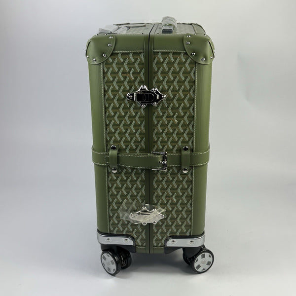 Goyard Limited Edition Hand Painted Numbered Bourget PM Cabin Trolley Suitcase, photo 2