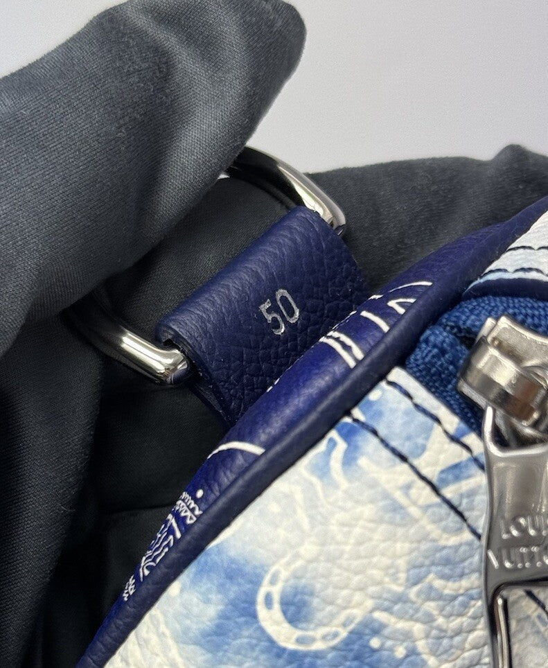 Louis Vuitton x Virgil Abloh Monogram Bandana Keepall, photo 15