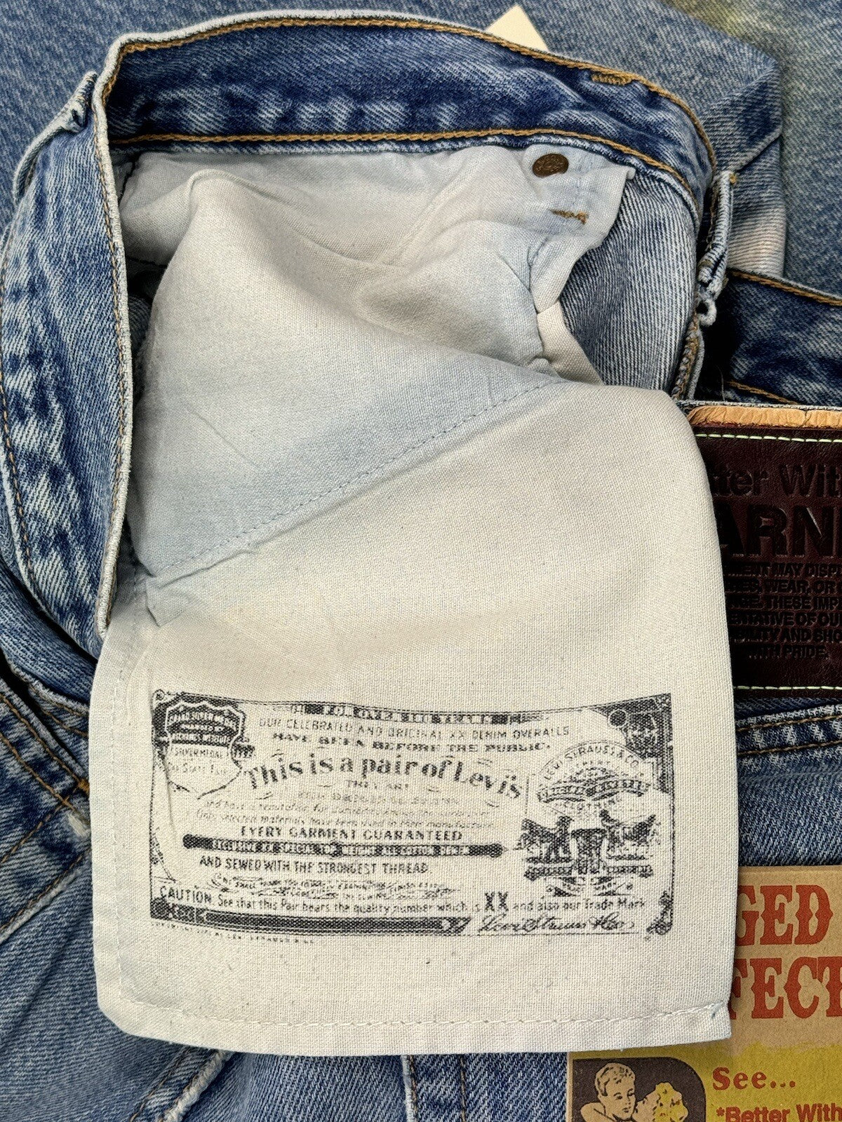 Better With Age x Levi’s Logo Embroidered Jeans, photo 11