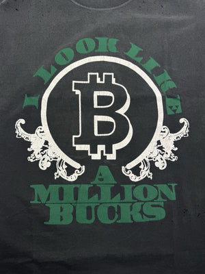 Satoshi Nakamoto Million Bucks Cut-Off T-Shirt, photo 4