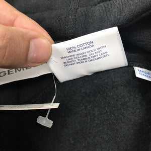 Supreme x Comme Des Garcons CDG Box Logo Print Black Hoodie, photo 8