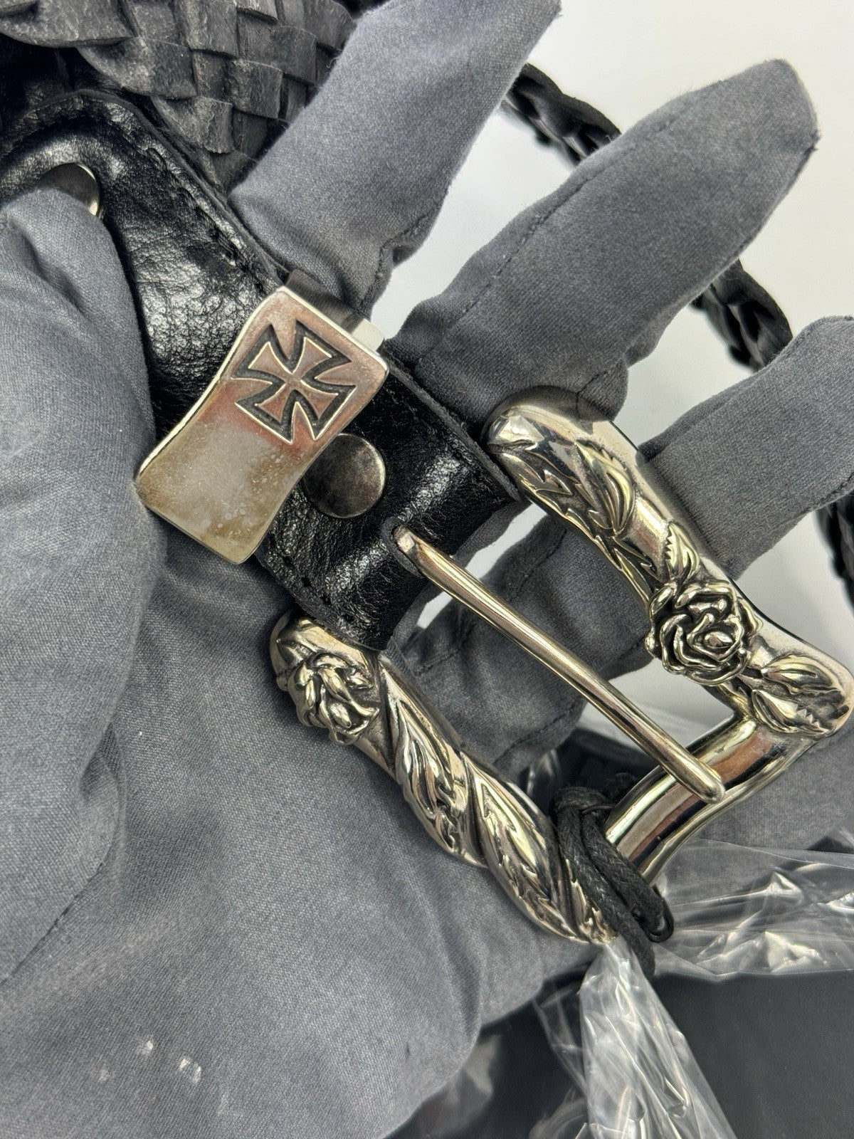 Enfants Riches Deprimes Port Of Souls Braided Leather Belt, photo 6