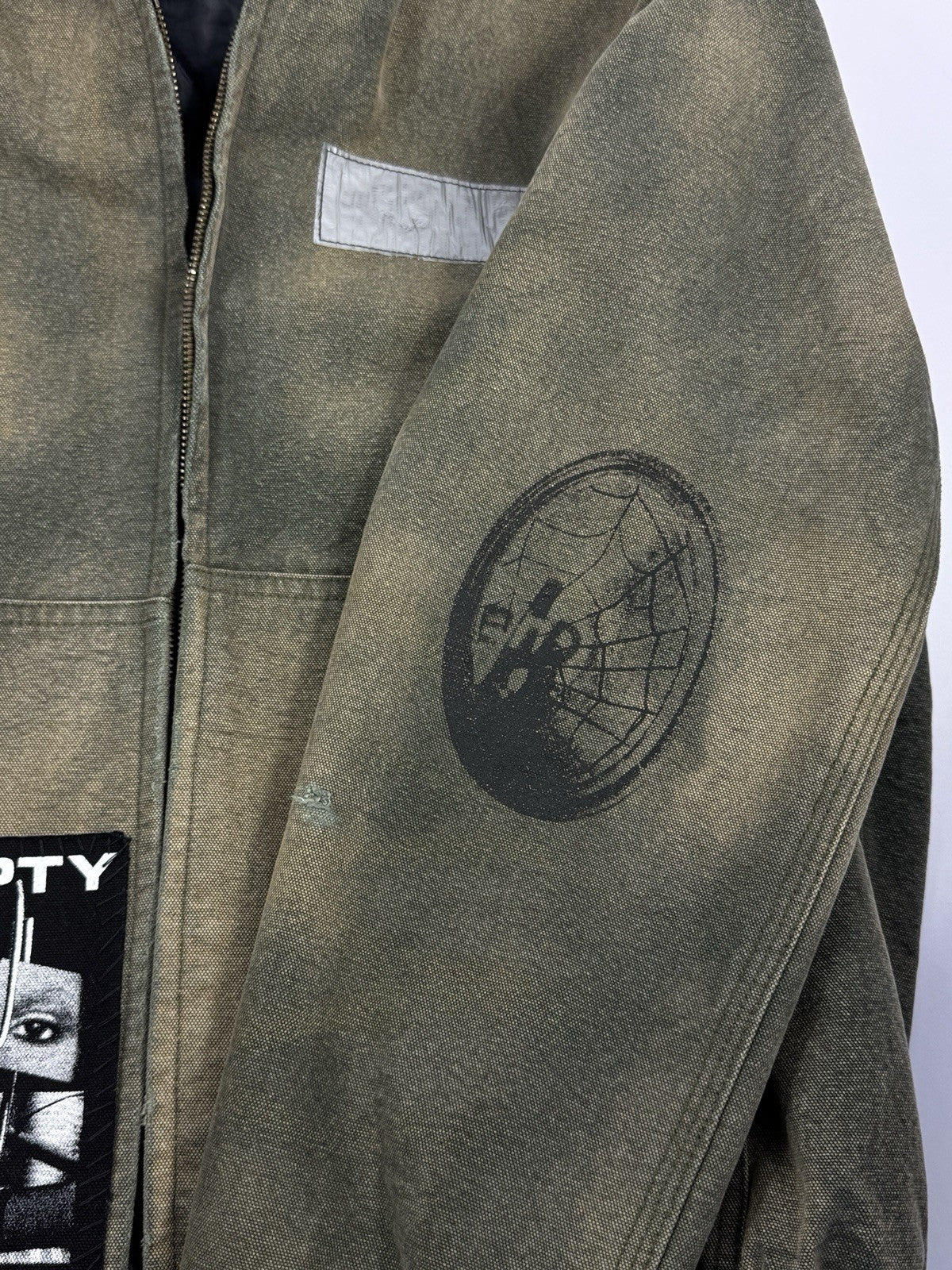Enfants Riches Deprimes War Started Hooded Work Denim Jacket, photo 9