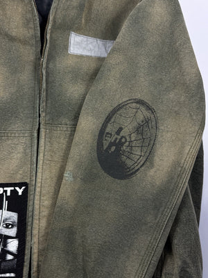 Enfants Riches Deprimes War Started Hooded Work Denim Jacket, photo 9