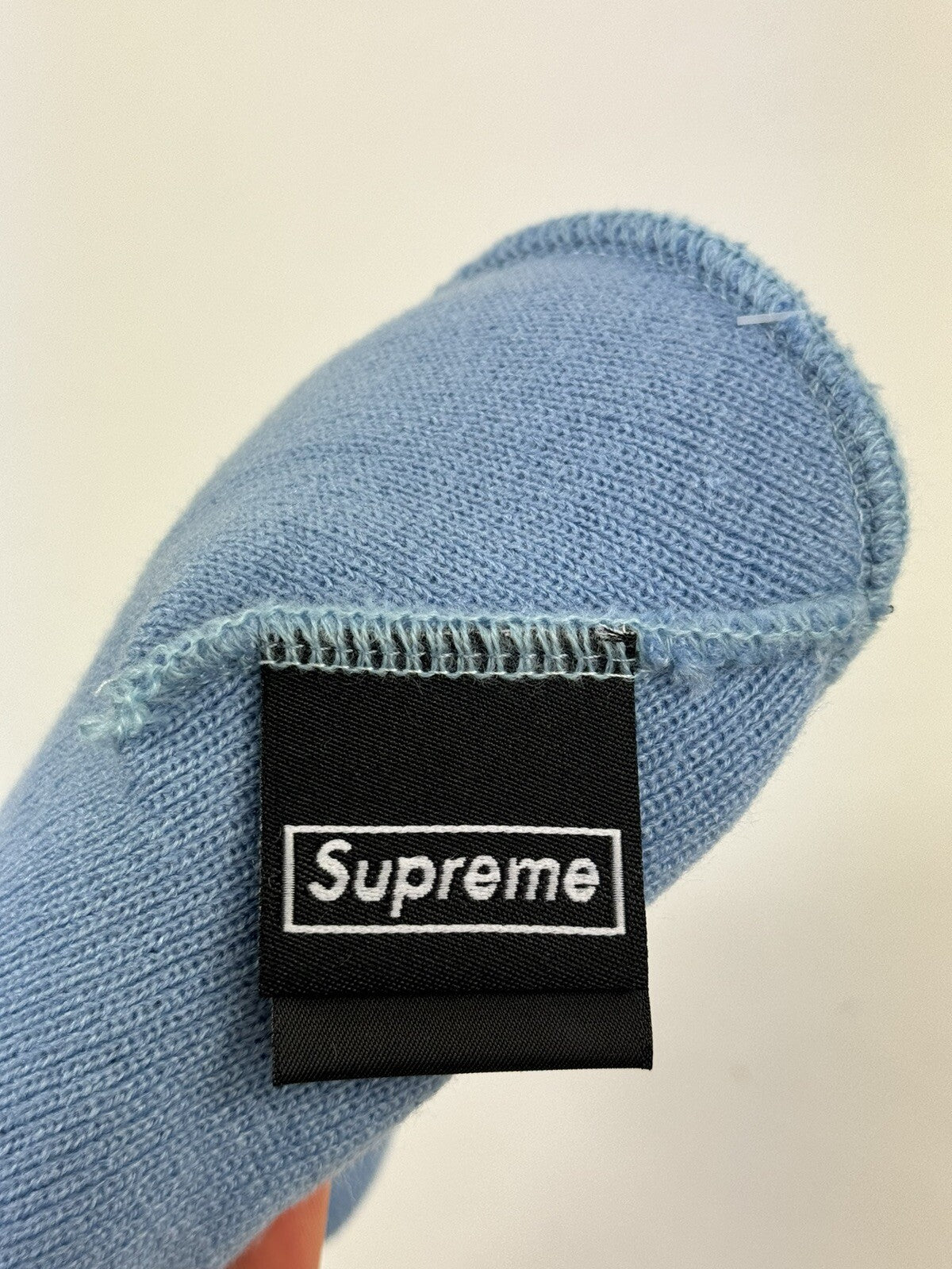 Supreme New Era x Supreme Logo Embroidered Beanie, photo 6
