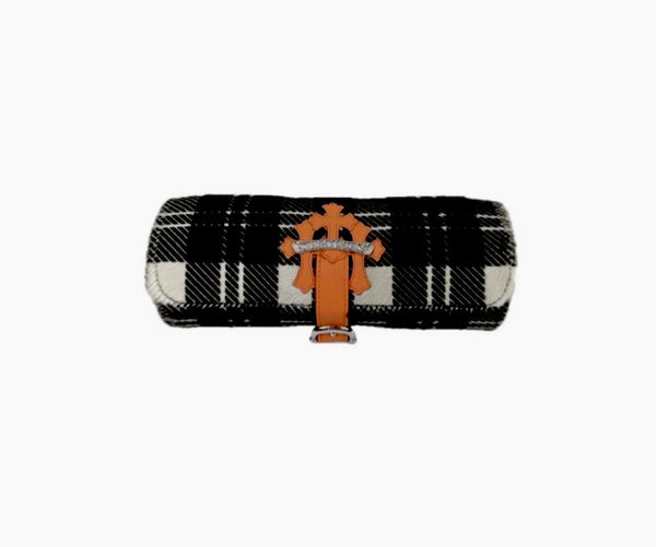 Chrome Hearts Orange Cross Patch Pony Hair Watch Roll, photo 1