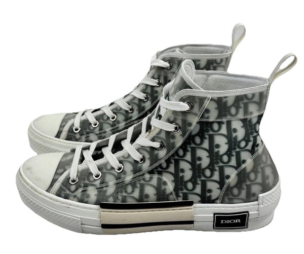 Dior Oblique Print High Top Sneakers, photo 1