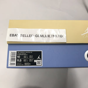 Jordan 4 Retro Union Off Noir Trainers, photo 9