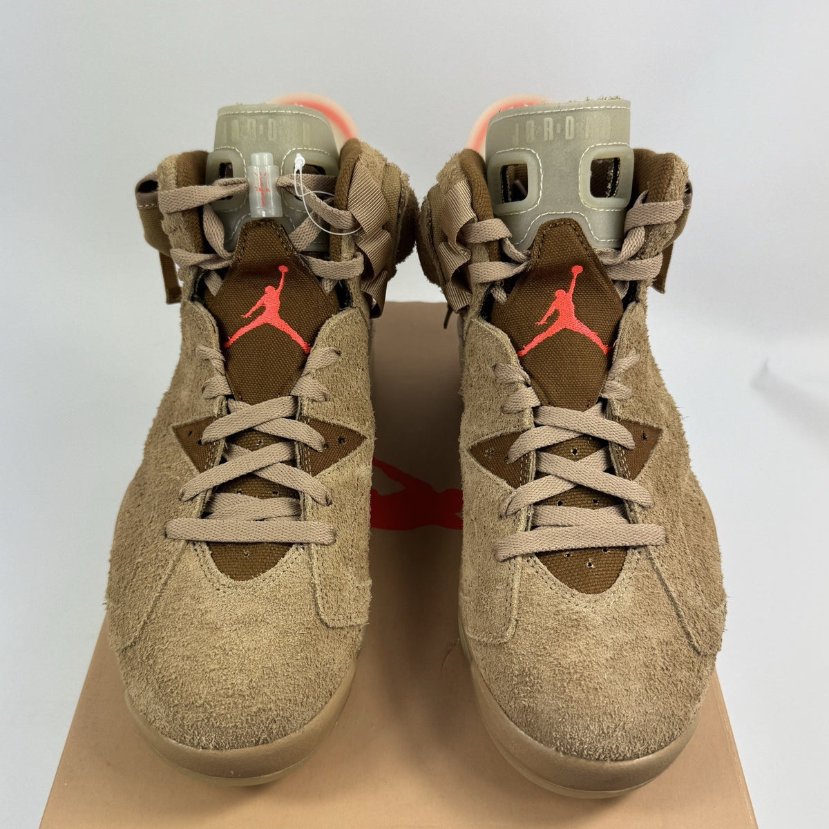 Travis Scott x Jordan 6 Retro British Khaki Sneakers, photo 3