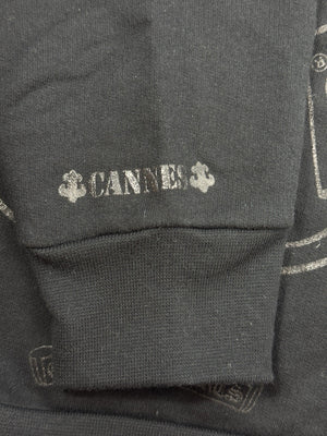 Chrome Hearts Cannes Exclusive Black Logo Print Hoodie, photo 14