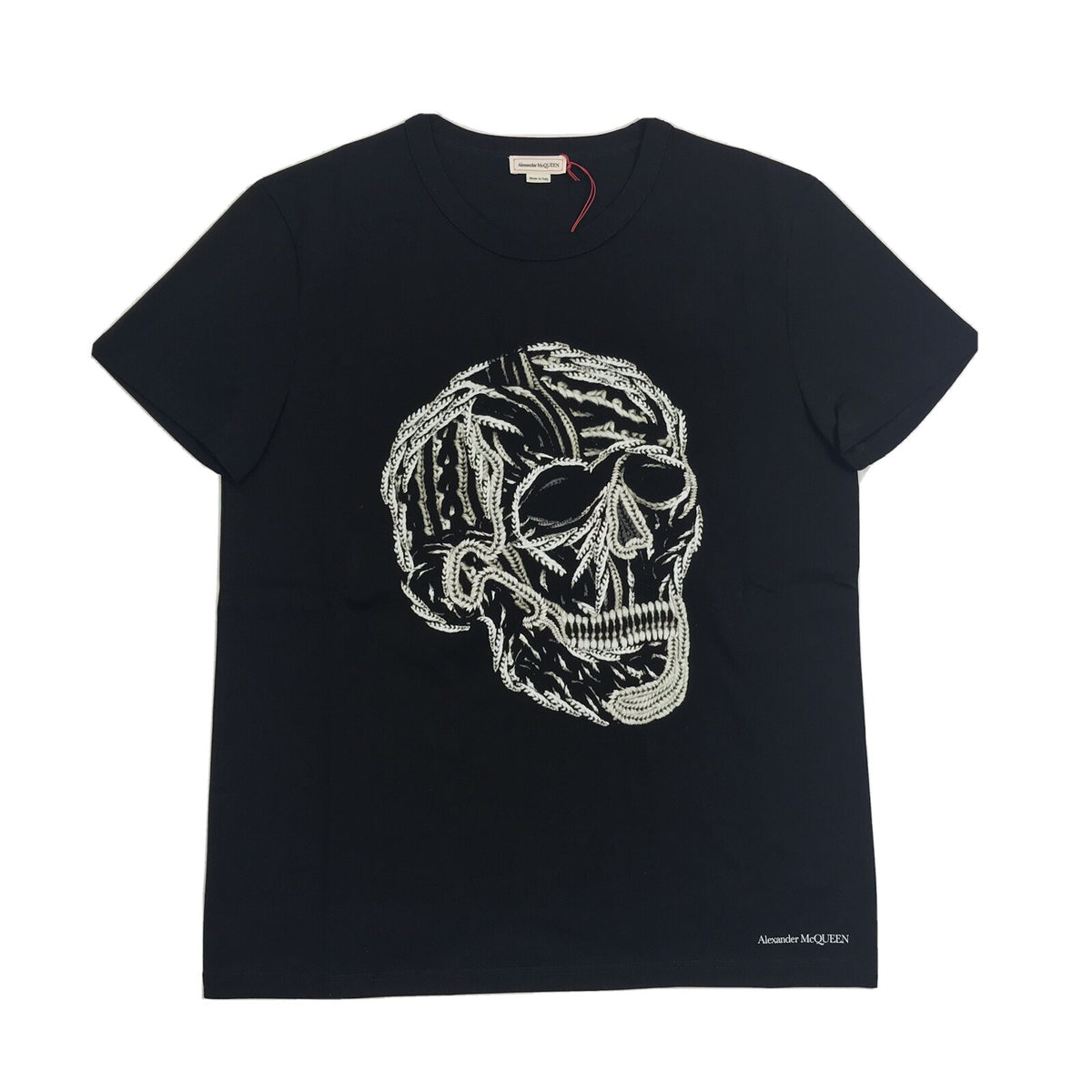 Alexander McQueen Skull Print Black T-Shirt, photo 1