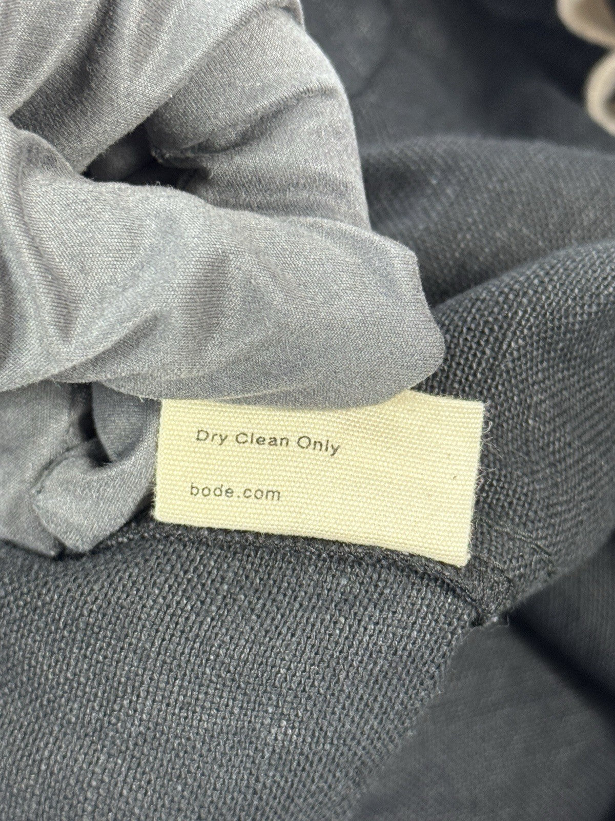 Bode Embroidered Linen Shorts, photo 8