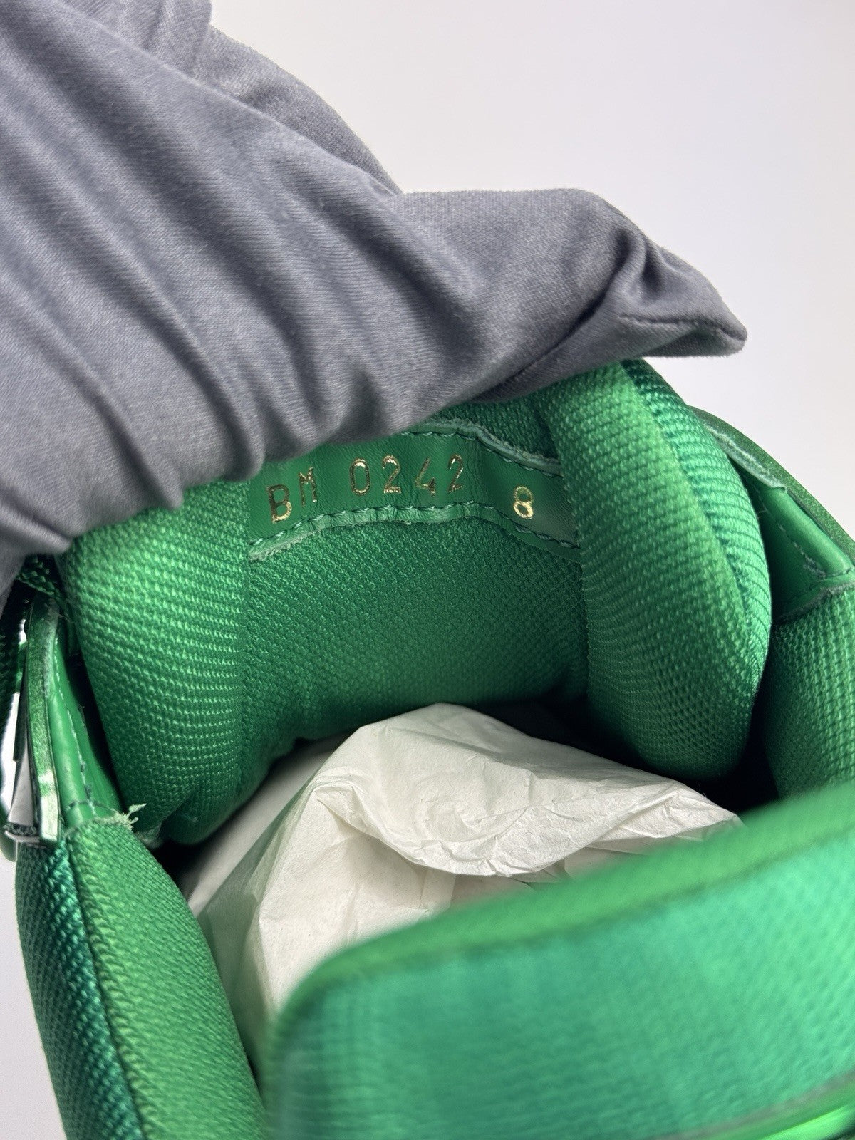 Louis Vuitton Argent Green Patent Trainers, photo 9