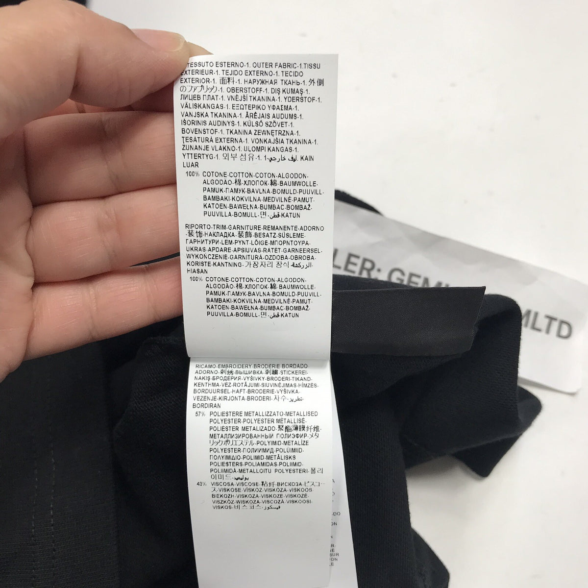 Versace x Kith Black Embroidered Donatella Medusa T-Shirt, photo 8