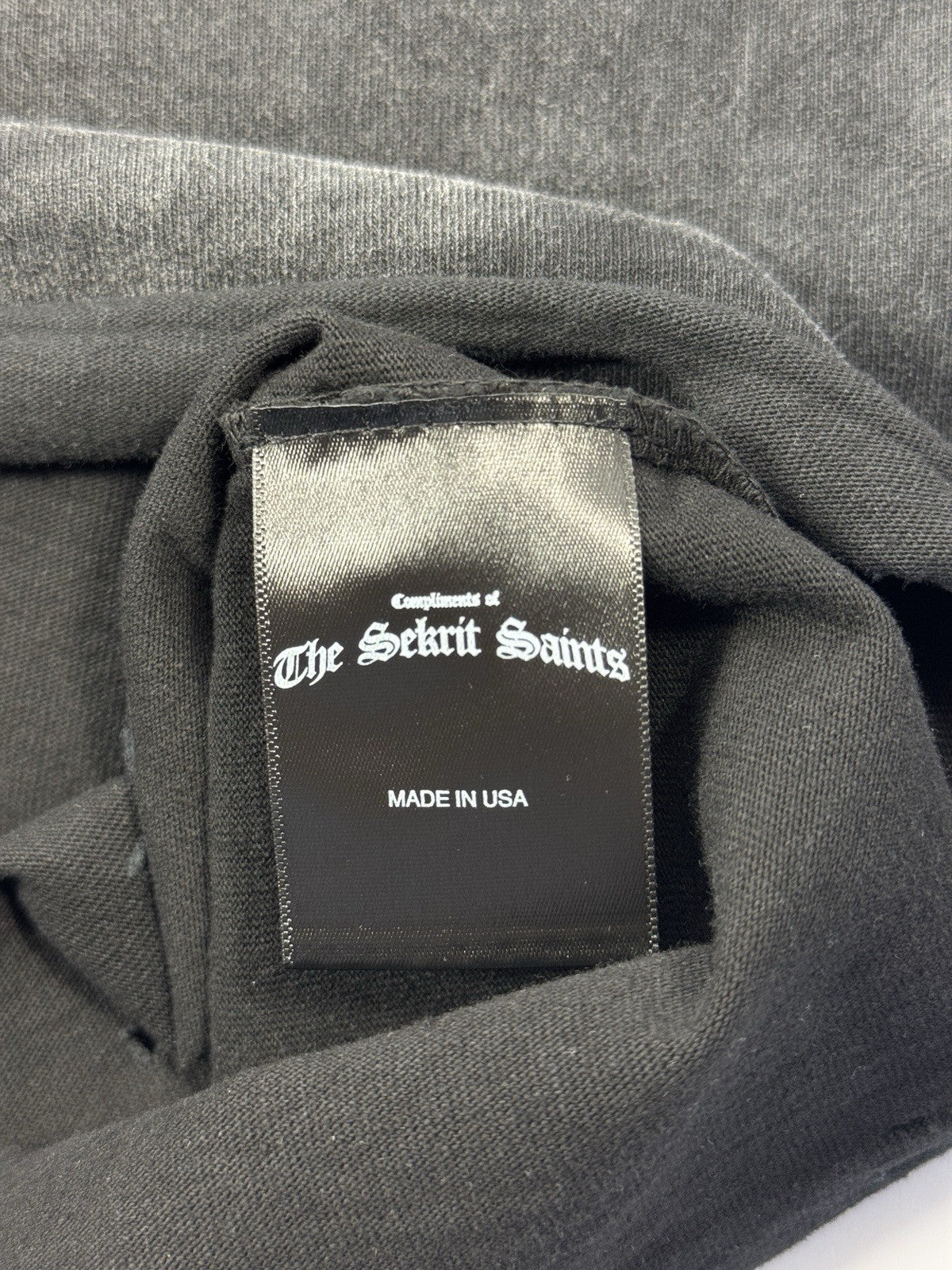 The Sekrit Saint Chopped Girl Distressed T-Shirt, photo 9