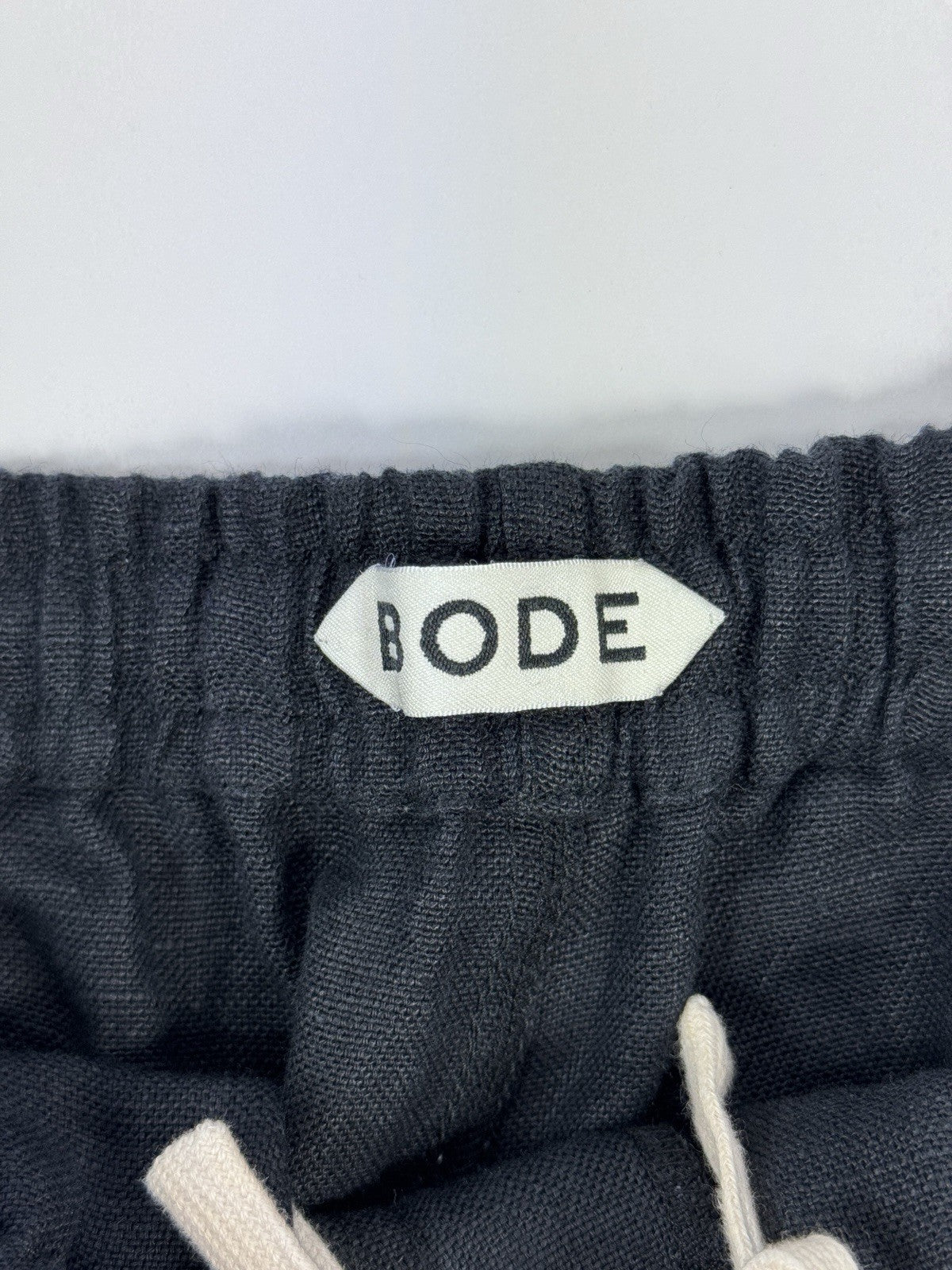 Bode Embroidered Linen Shorts, photo 4