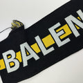 Balenciaga Logo Print Knit Soccer Scarf، الصورة 2