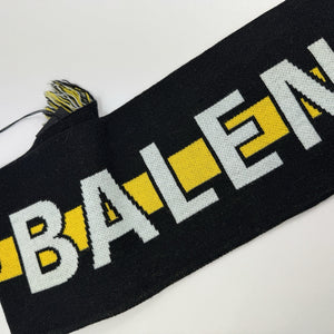 Balenciaga Logo Print Knit Soccer Scarf، الصورة 2