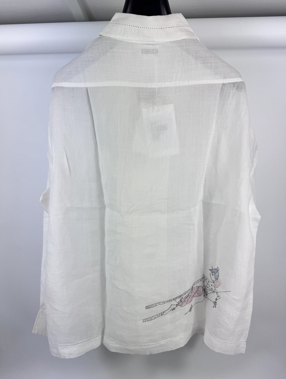 Bode Skiers Linen Shirt, photo 3