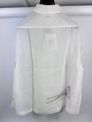 Bode Skiers Linen Shirt, photo 3
