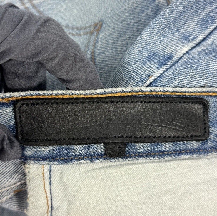 Chrome Hearts Leopard Cross Patch Denim Jeans, photo 12