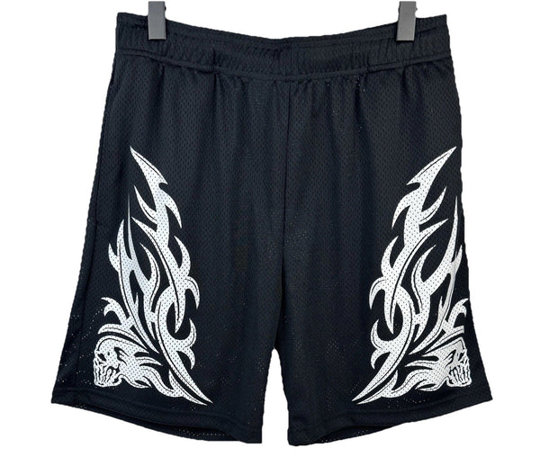 Warren Lotas Skull Print Mesh Shorts, photo 1