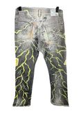 Proleta Re Art x Eri Meme Glitch Toon Pokemon Rydeen Handmade Jeans 1 of 1، الصورة 4