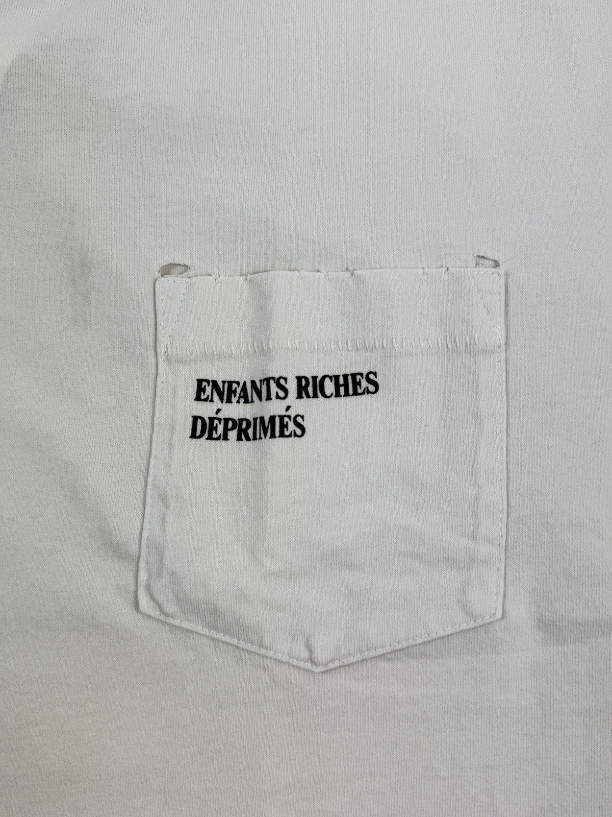Enfants Riches Deprimes Logo Print Distressed T-Shirt, photo 5
