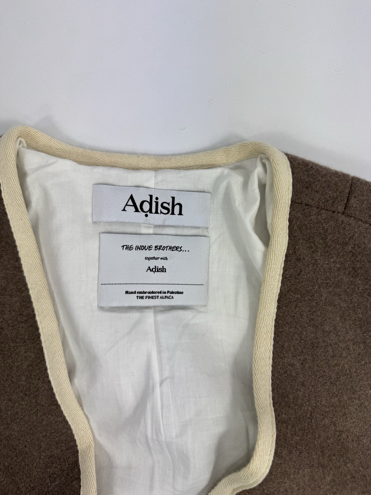 Adish x The Inoue Brothers Wool Zip Up Jacket, photo 5