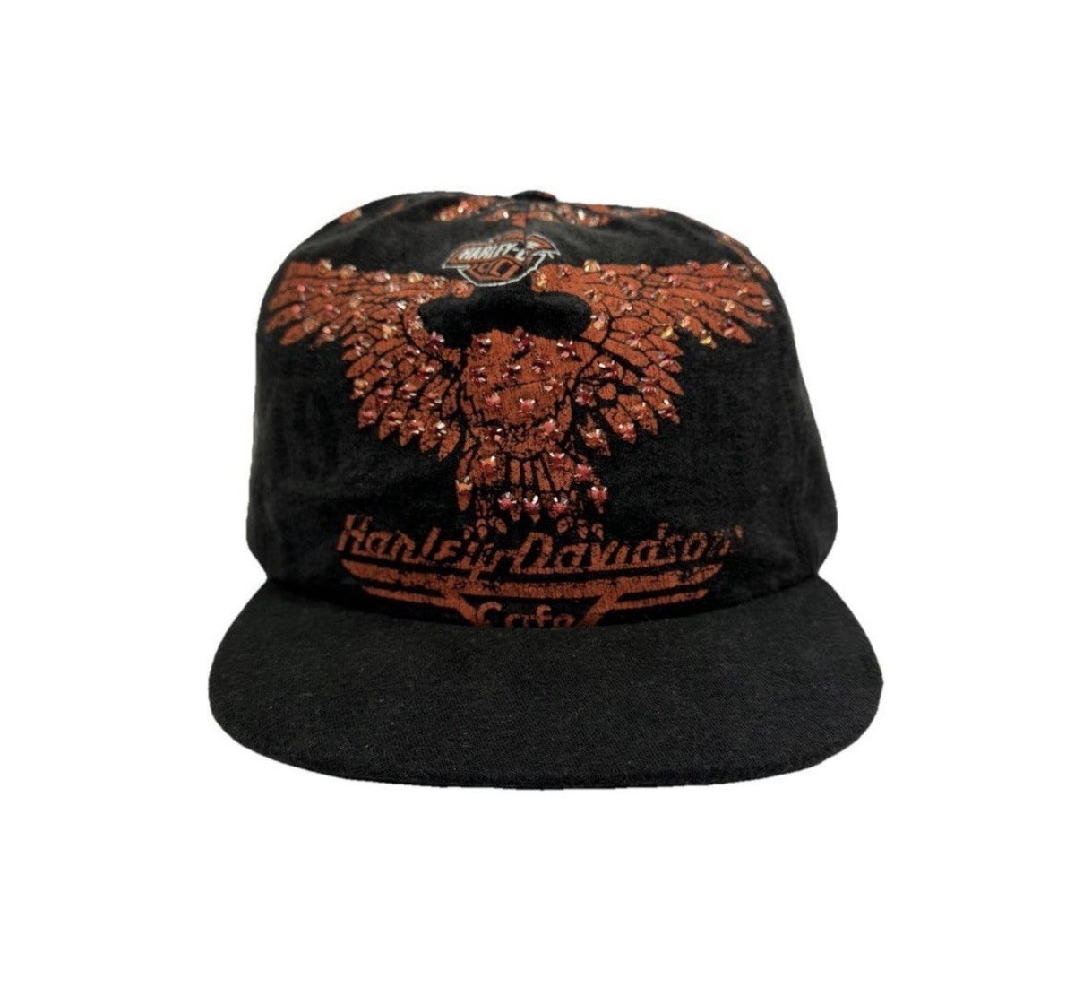 Bossi Harley Davidson 1 of 1 Rhinestone Vintage Cap, photo 2