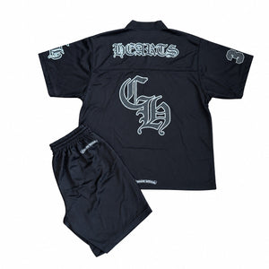 Chrome Hearts Logo Print Mesh Jersey and Shorts Set, photo 2