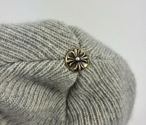 Chrome Hearts Cashmere Beanie With Silver Detail، الصورة 4