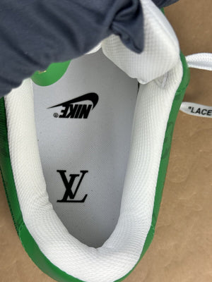 Louis Vuitton x Air Force 1 Green Trainers by Virgil، الصورة 11