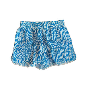 Fendi FF Vertigo Print Blue Bermuda Shorts، الصورة 1