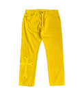 Chrome Hearts Yellow F&amp;F Cross Patch Silver Studs Vintage Jeans（写真1）