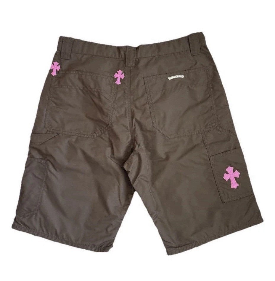 Chrome Hearts 1 of 1 Nylon Cross Patch Double Knee Shorts, photo 1