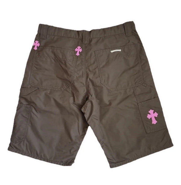 Chrome Hearts 1 of 1 Nylon Cross Patch Double Knee Shorts, photo 1