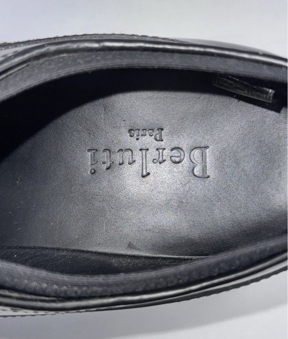 Berluti Black Fast Lane leather Trainers, photo 7
