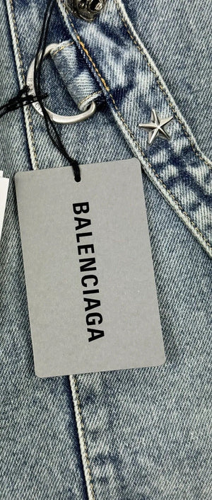 Balenciaga 2 in 1 Raver Japan Denim Jeans / Shorts, photo 20