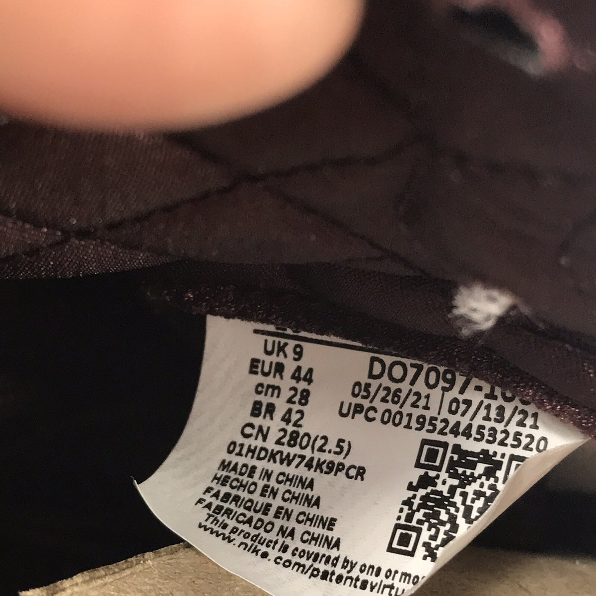 Air Jordan 1 High A Ma Maniére Prize Pack Japan Burgundy Crush Trainers, photo 9