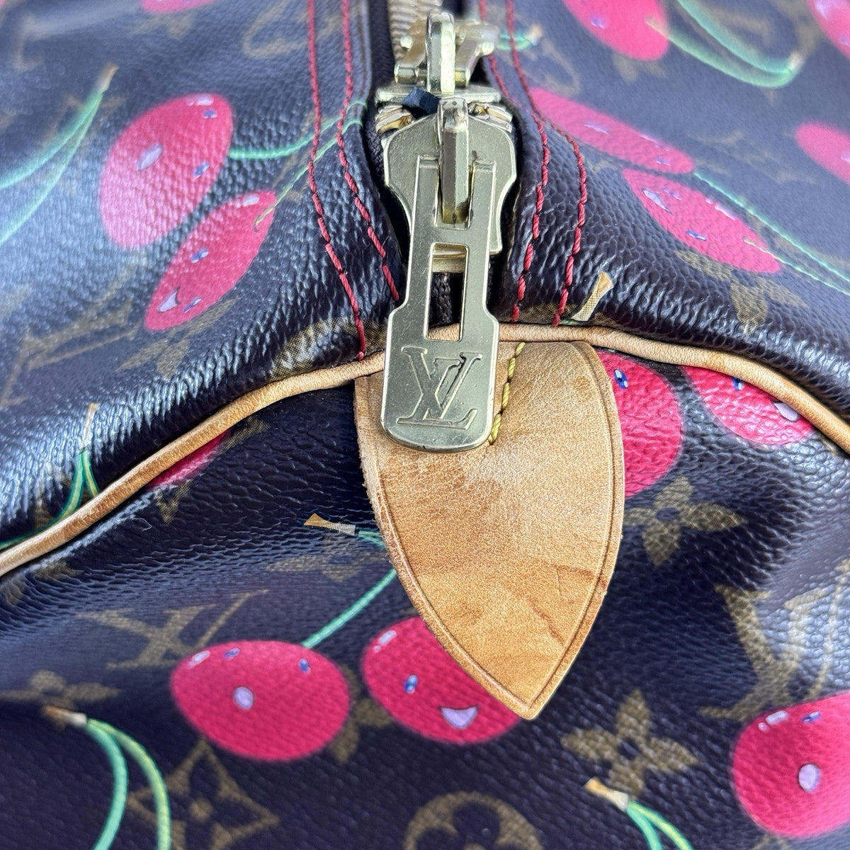 Louis Vuitton x Takashi Murakami Cherry Monogram 45 Keepall Duffle 2005 Cerises, photo 11