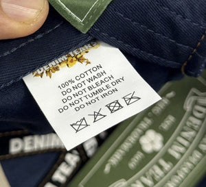 Denim Tears Washed Indigo Denim Cotton Bud Embroidered Adjustable Cap, photo 11