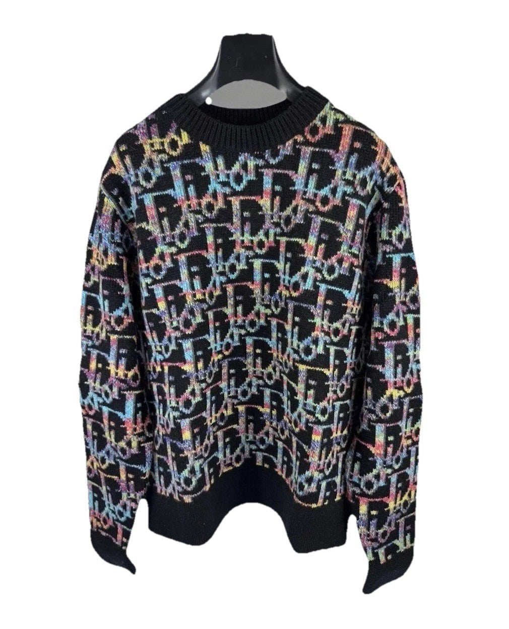 Dior Oblique Black Wool Jacquard Sweater, photo 1