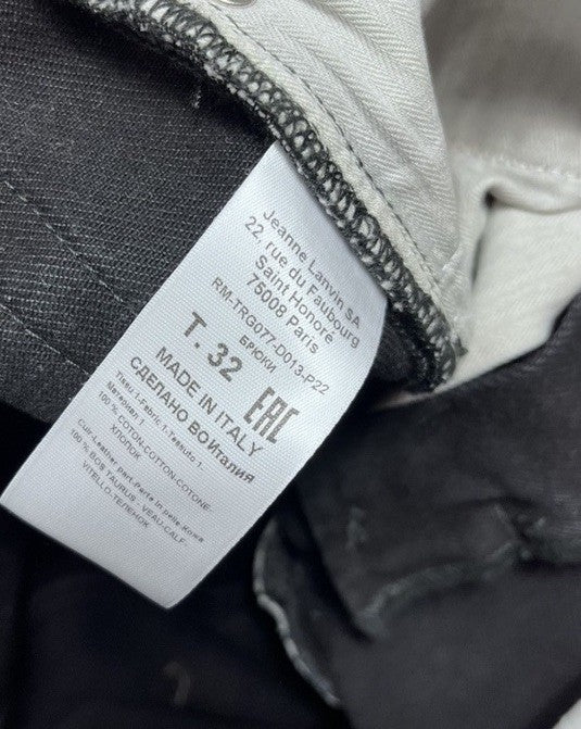 Gallery Dept x Lanvin Black Pantalon Jeans, photo 6
