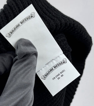 Chrome Hearts Leather Cross Patch With Cross Beanie، الصورة 8