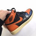 Nike Air Jordan 1 Retro High Black Orange Trainers, photo 7