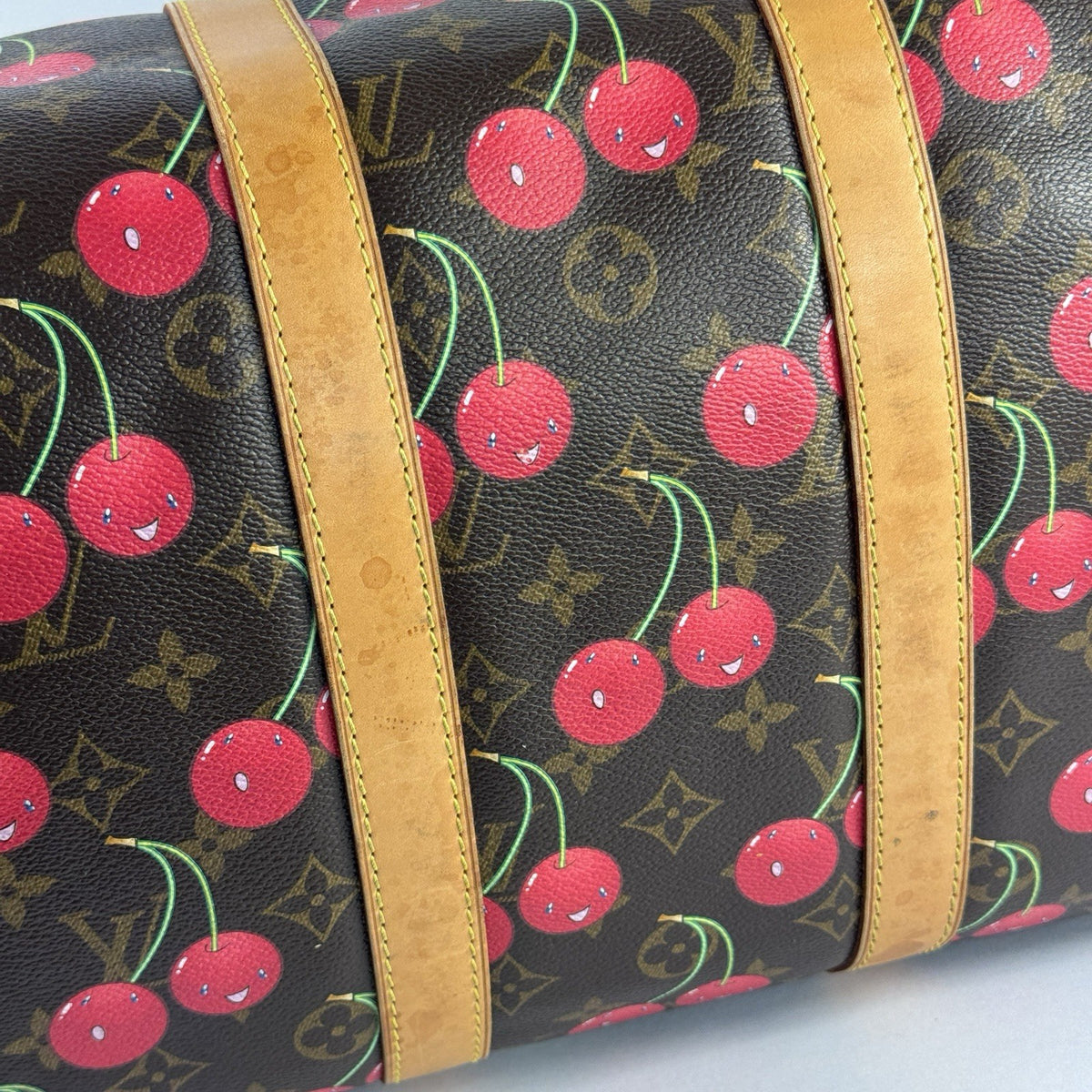 Louis Vuitton x Takashi Murakami Cherry Monogram 45 Keepall Duffle 2005 Cerises, photo 14