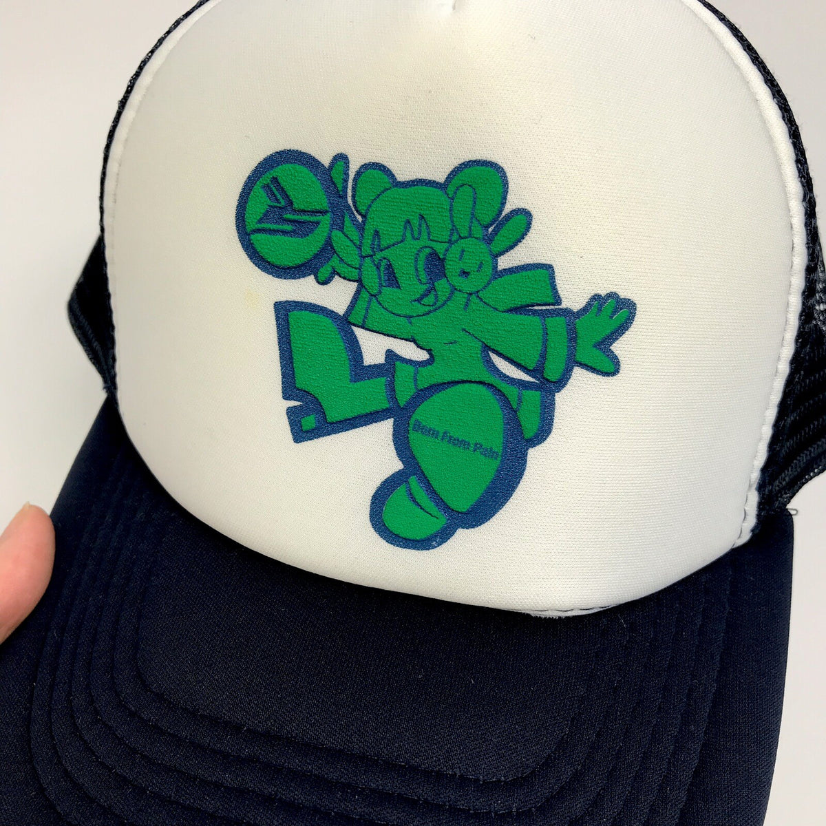 Born From Pain Sicko Flygirl Trucker Navy Green Cap, photo 3