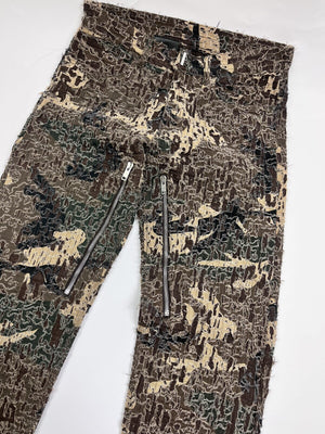 Givenchy Slim-fit Zip Detailed Camouflage Distressed Jeans، الصورة 11